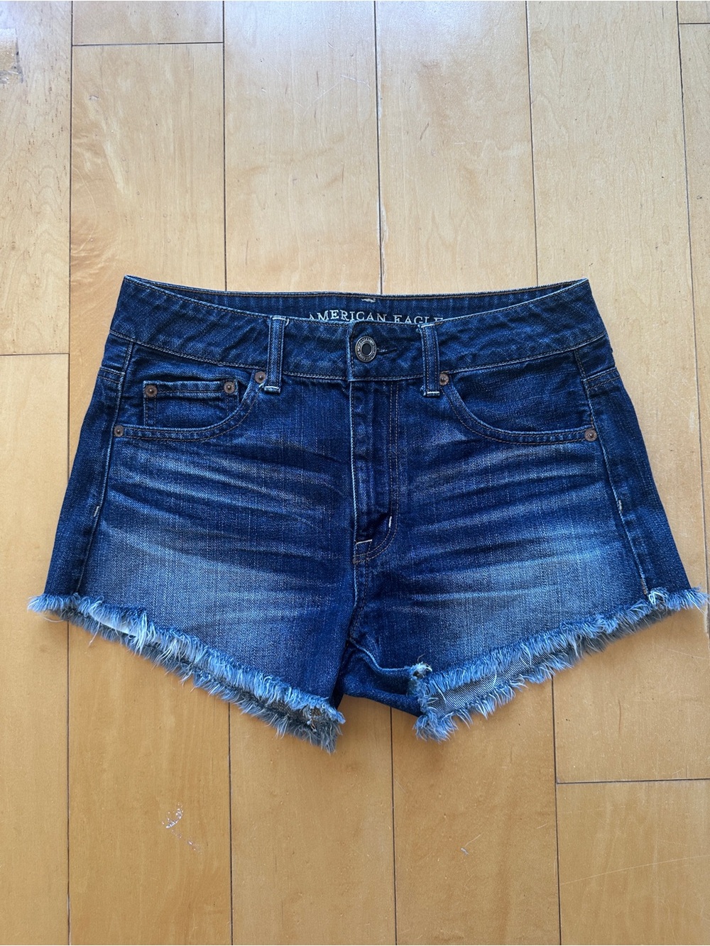 American Eagle Hi-Rise Festival Denim Shorts